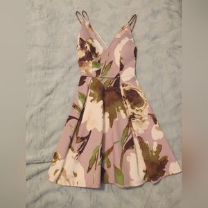 Lilac floral dress